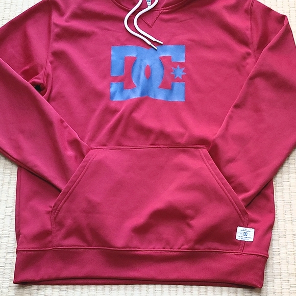DC star pullover hoodie in red Size L - Picture 5 of 11